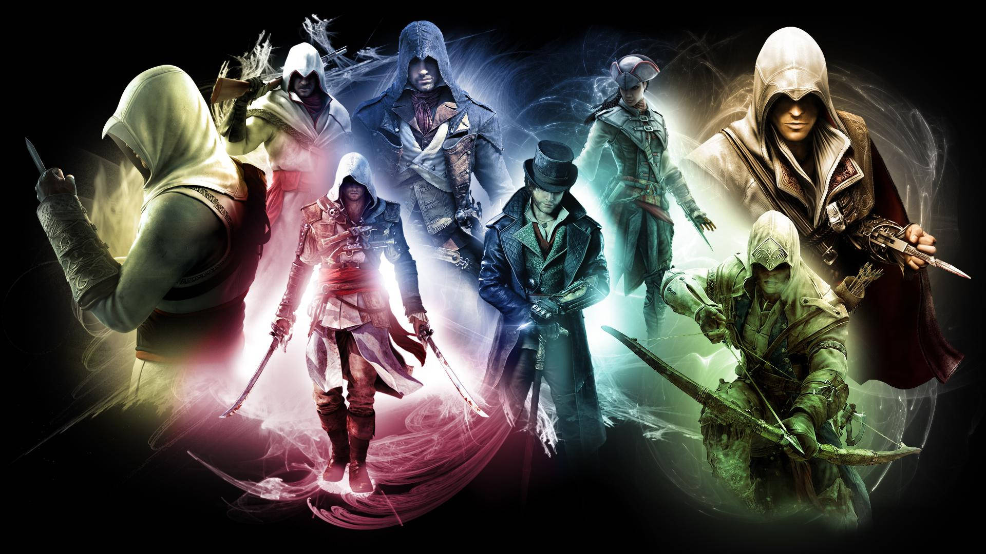 Assassin's Creed Franchise Characters Wallpaper