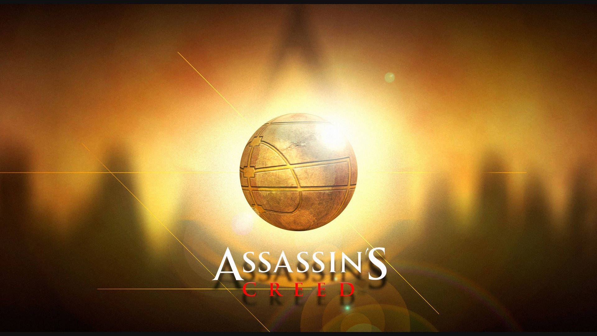 Assassin's Creed Golden Ball Symbol Wallpaper