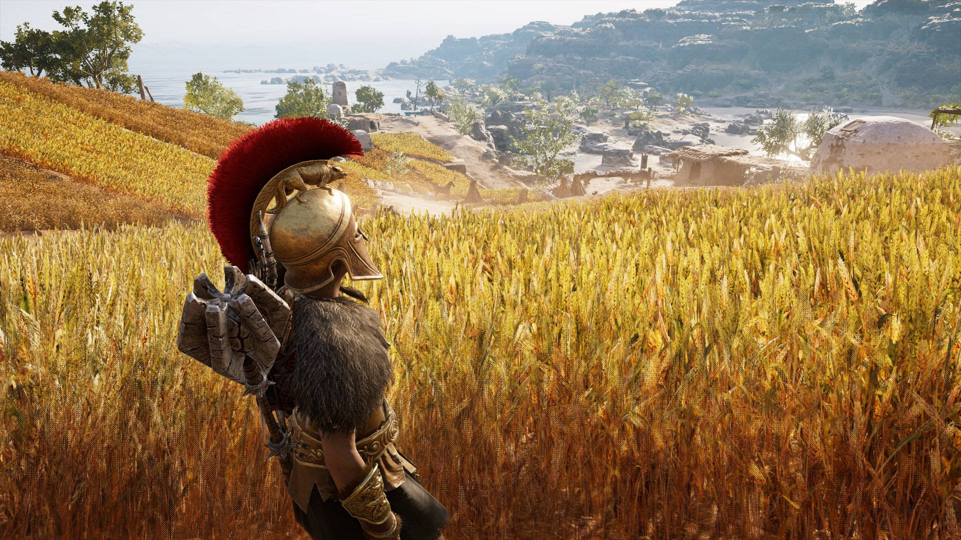 Assassin's Creed Odyssey Alexios In Field Wallpaper