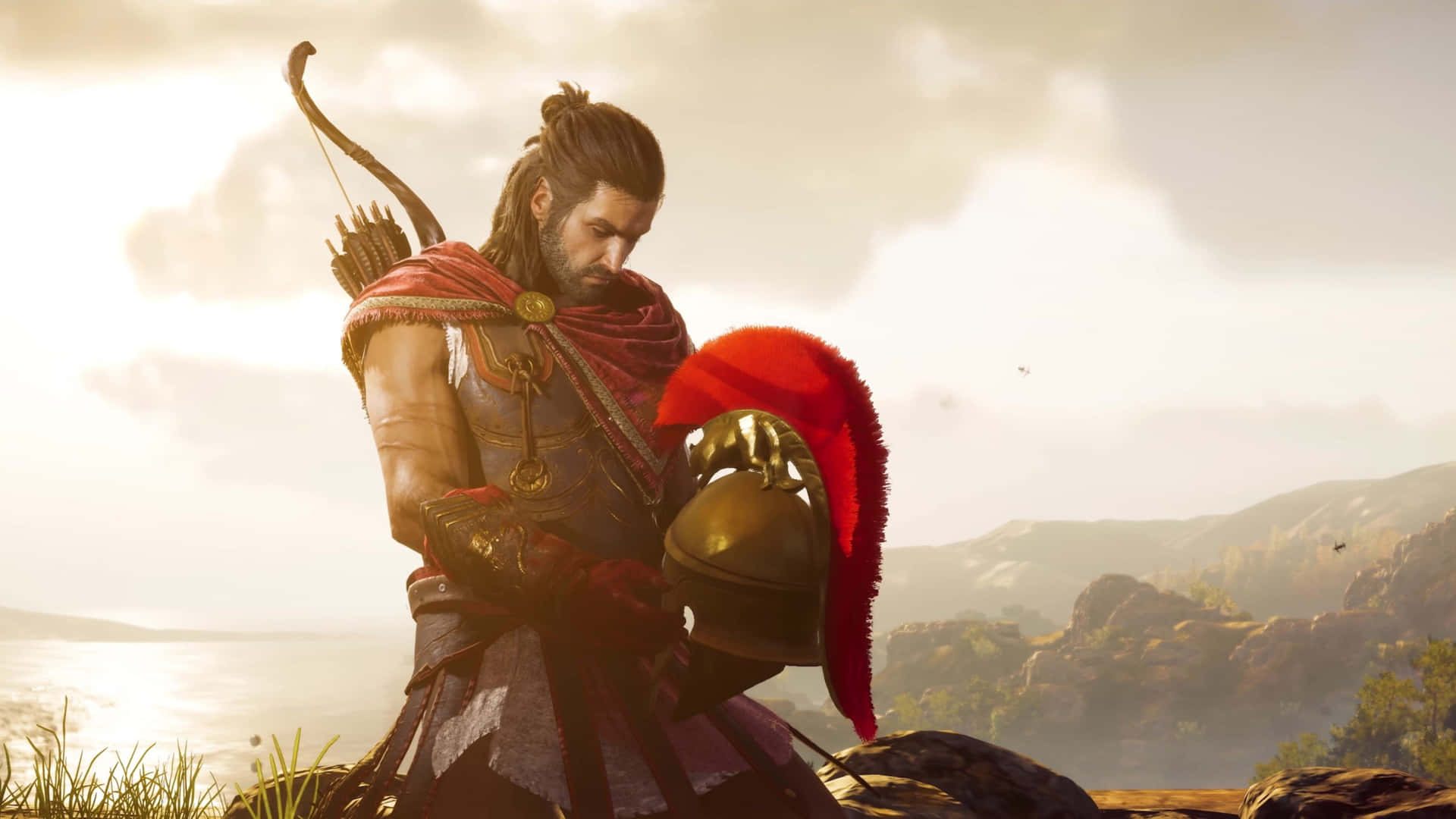 Assassin's Creed Odyssey Background Kneeling
