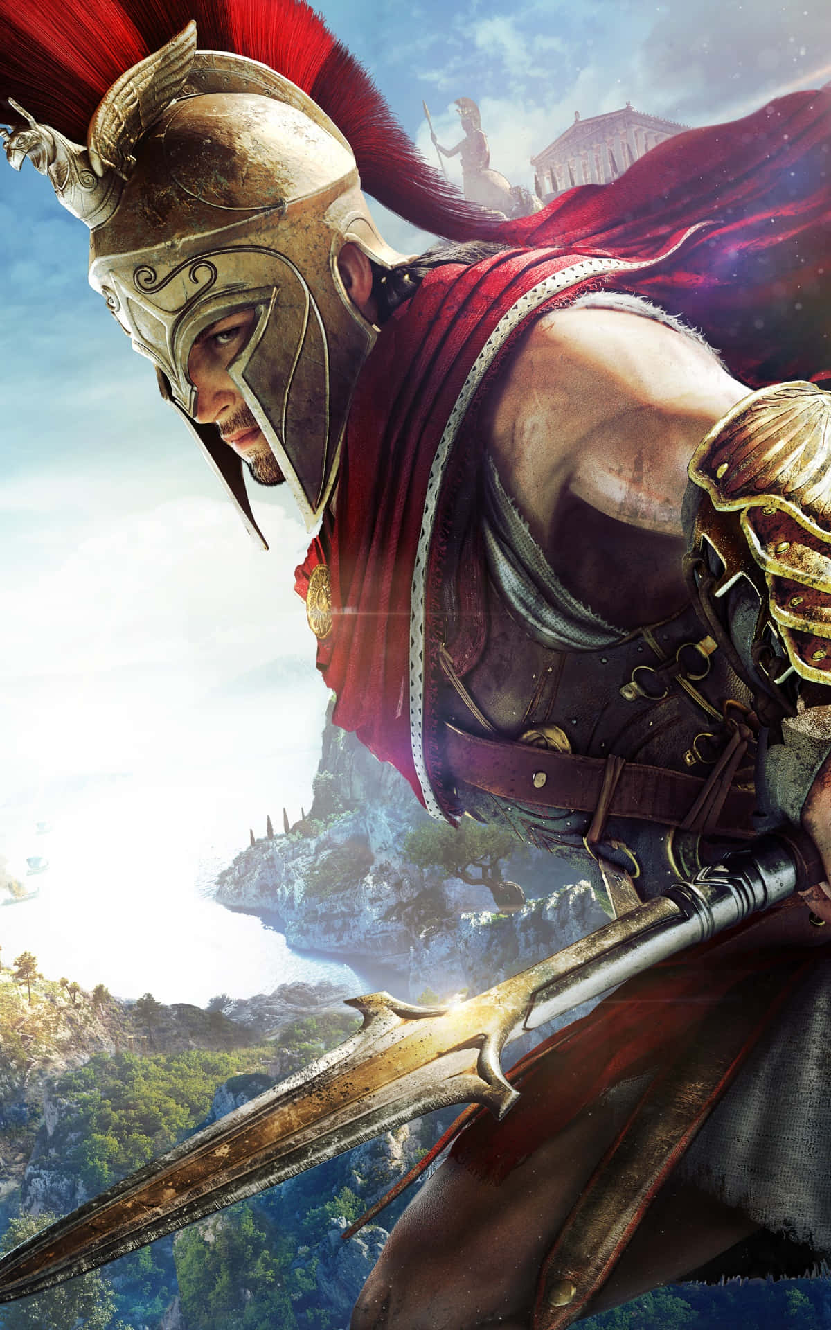 Fondode Pantalla De Assassin's Creed Odyssey Con Alexios Como Protagonista