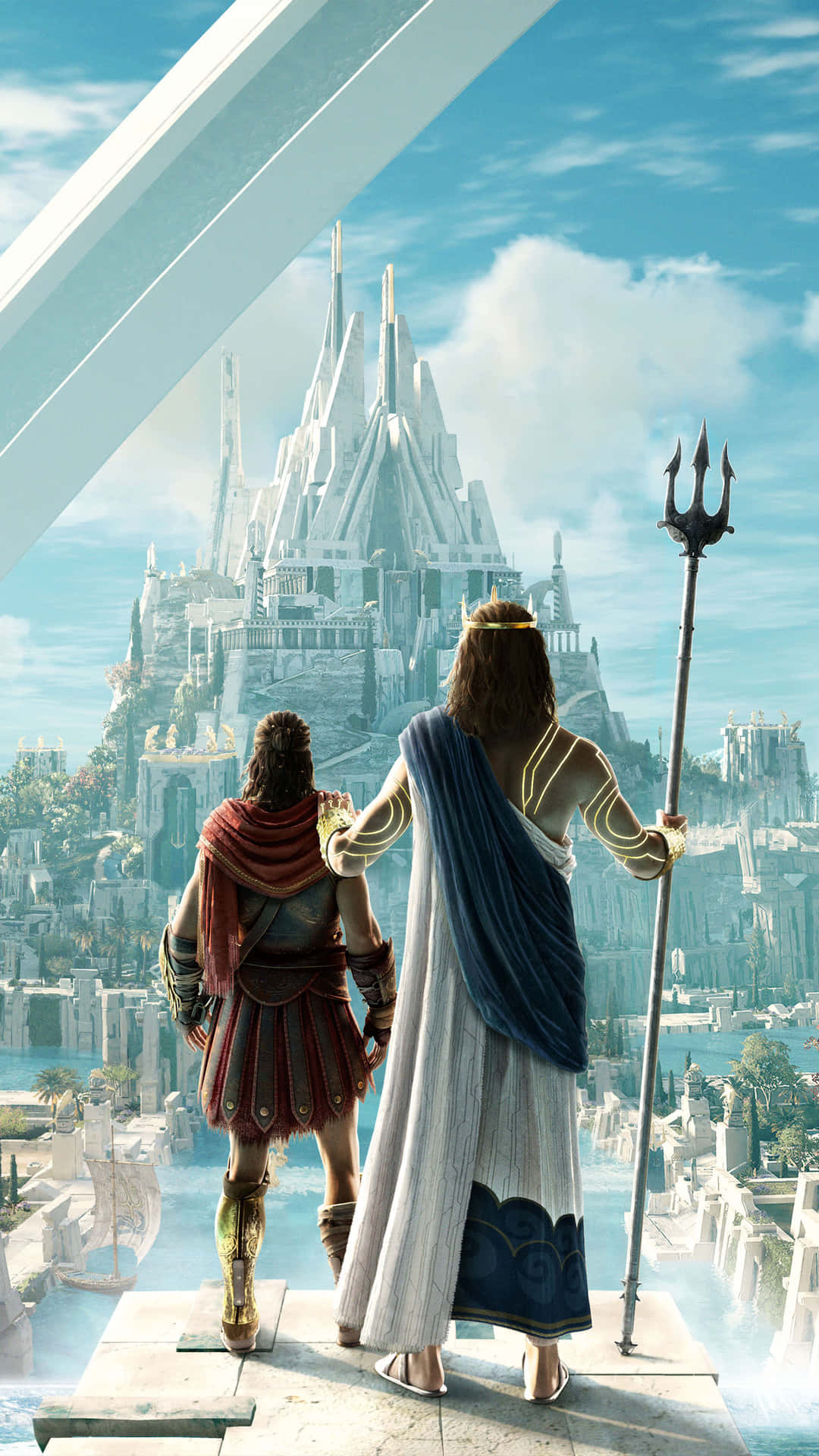 Assassin's Creed Odyssey Background&Poseidon