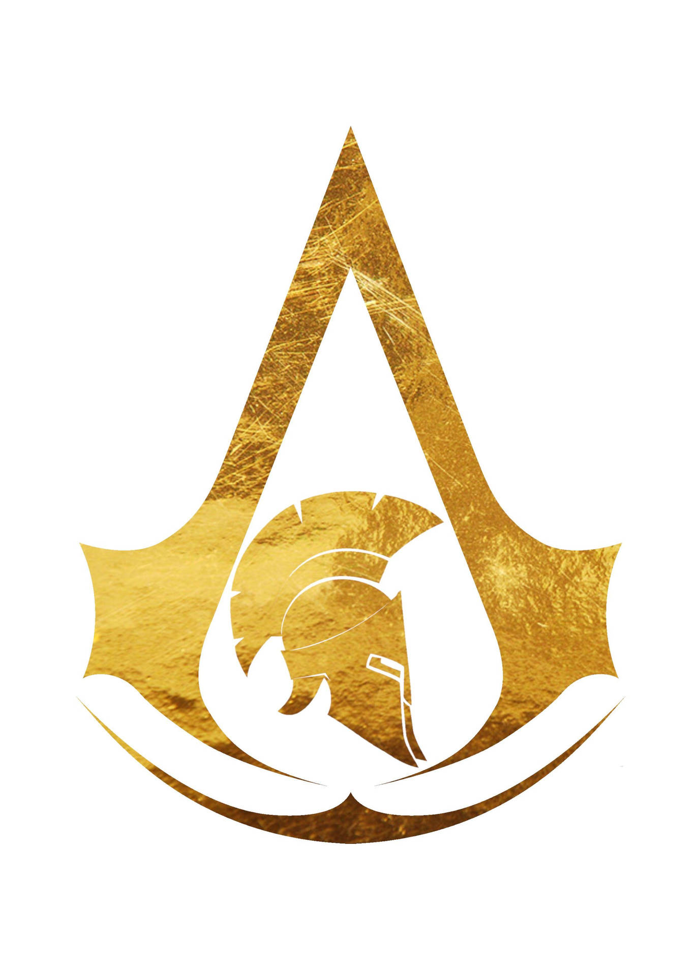 Assassin's Creed Odyssey Golden Logo Wallpaper