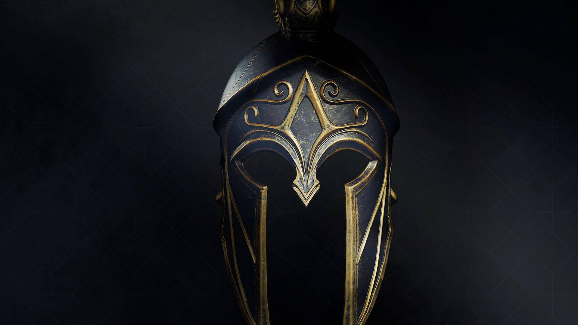 Assassin's Creed Odyssey Spartan Helmet Wallpaper