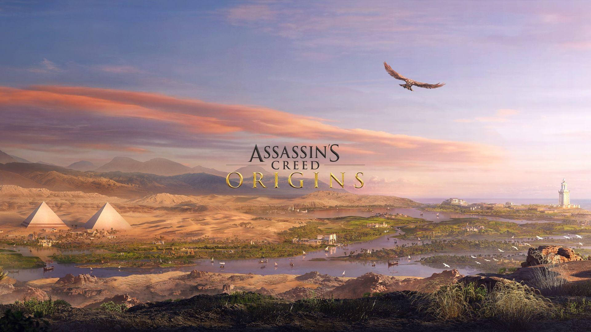 Assassin's Creed Origins Title Card Wallpaper