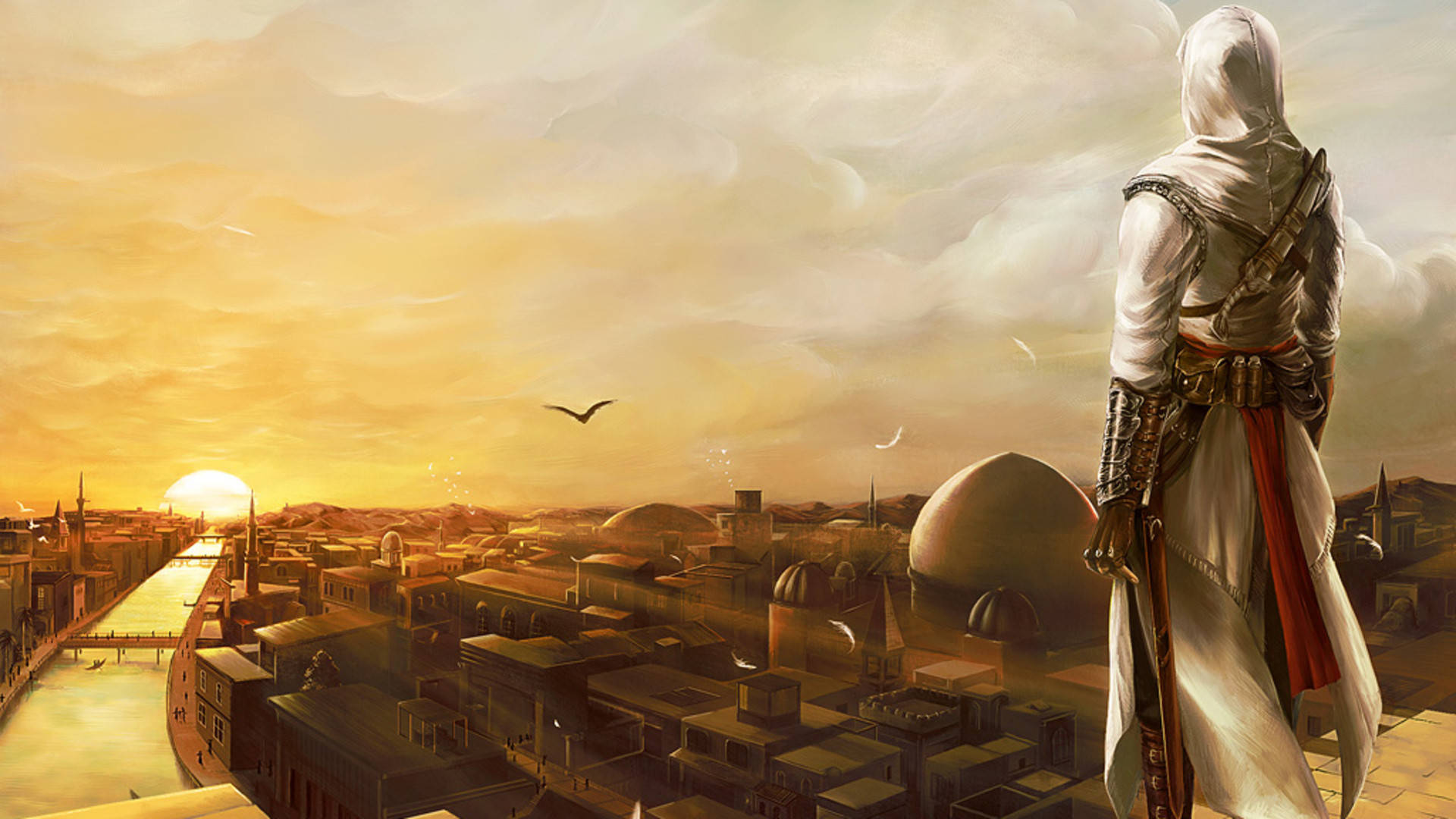Assassin's Creed Painted Art Wallpaper
