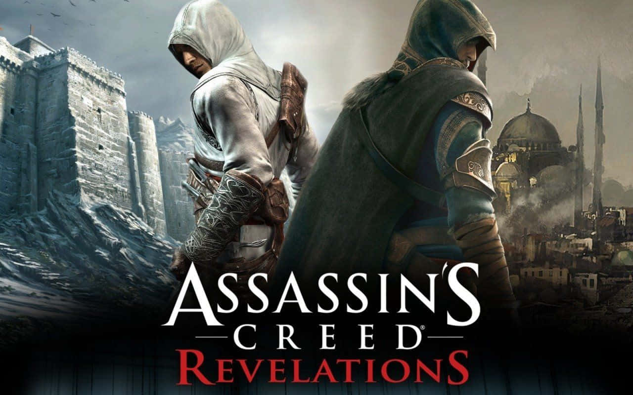 Assassin'screed Revelations: Ezio Y Altair En Un Enfrentamiento Impresionante Fondo de pantalla