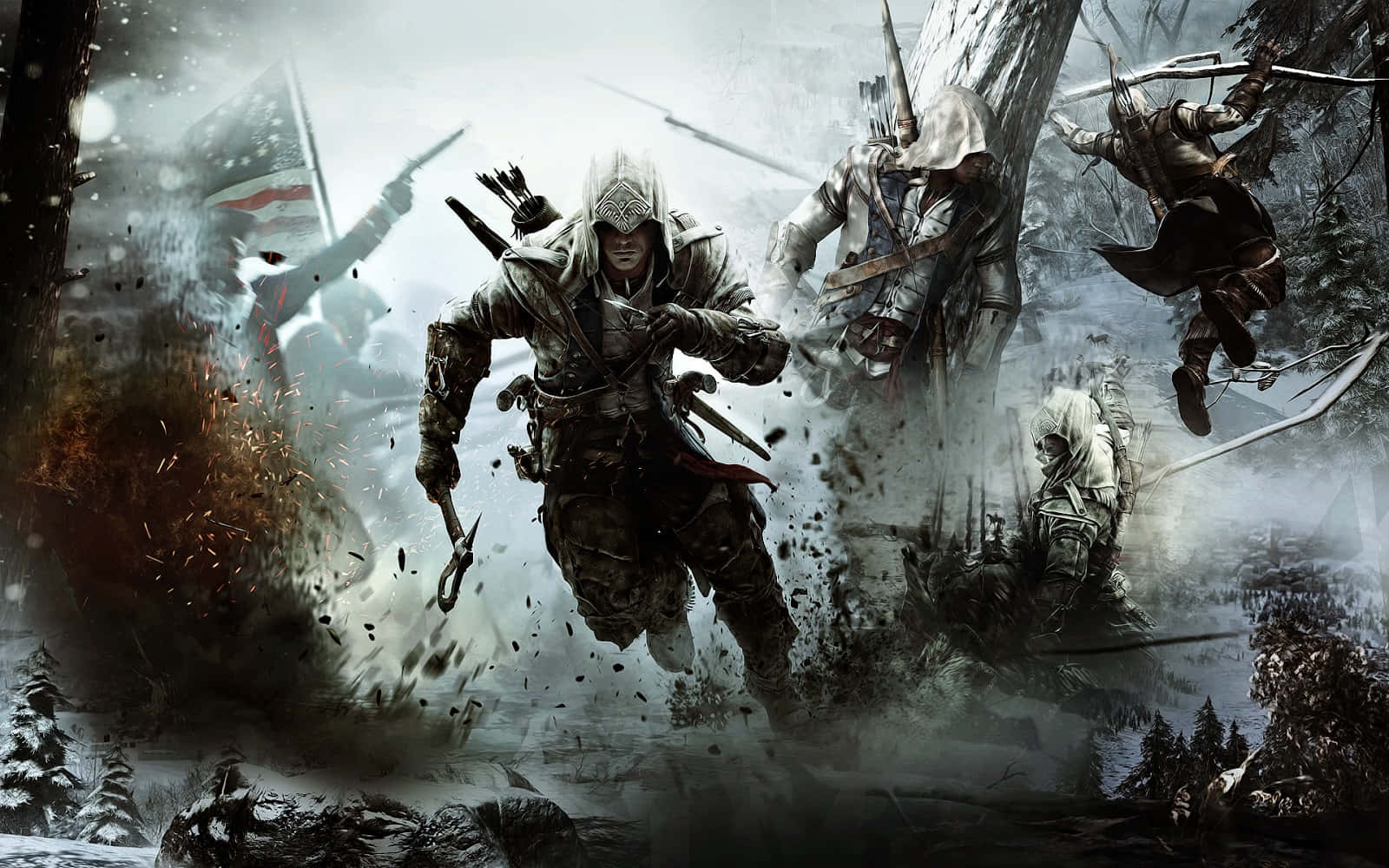 Assassin's Creed Revelations: Stunning Action Sequence Wallpaper