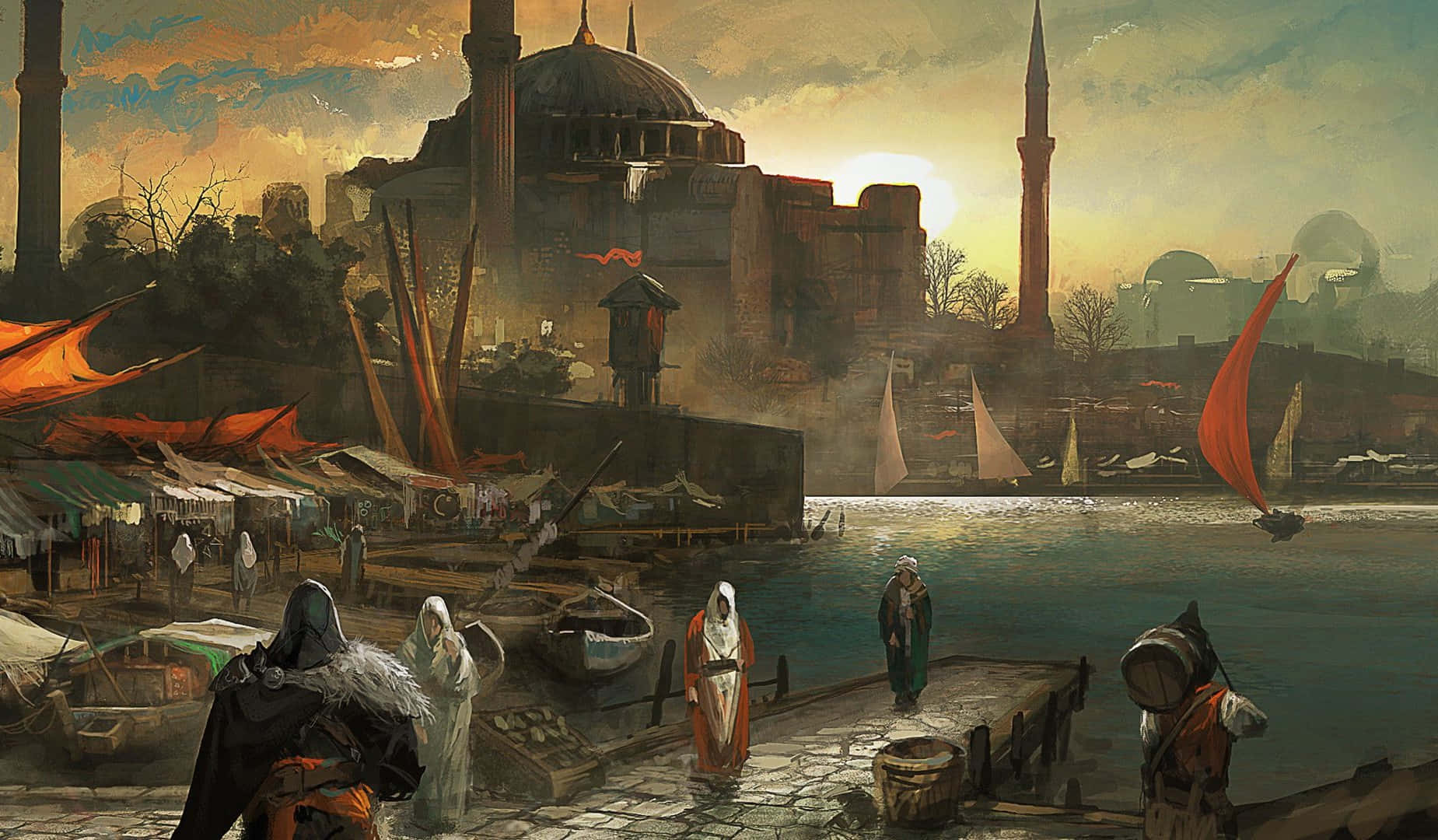 Ezioauditore En Assassin's Creed Revelations Fondo de pantalla