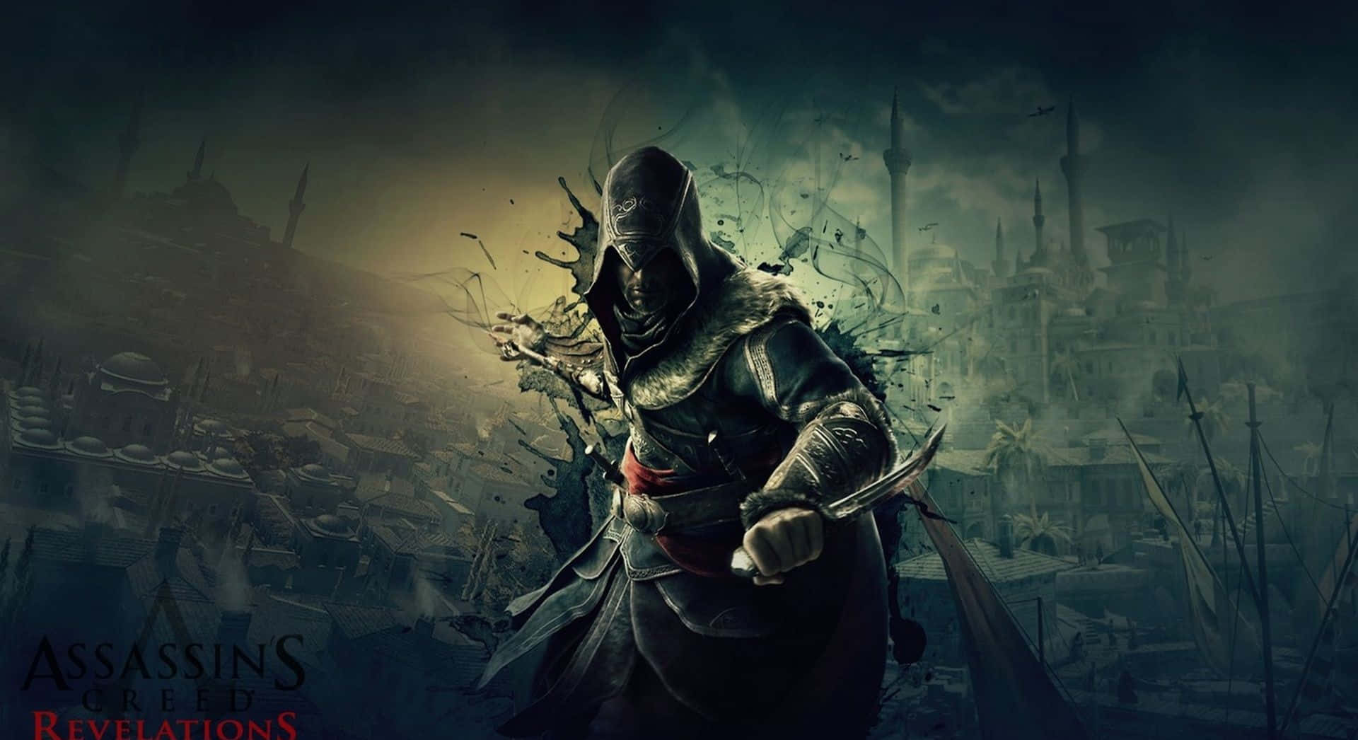 Assassin'screed Revelations - Escena Épica De Batalla Fondo de pantalla