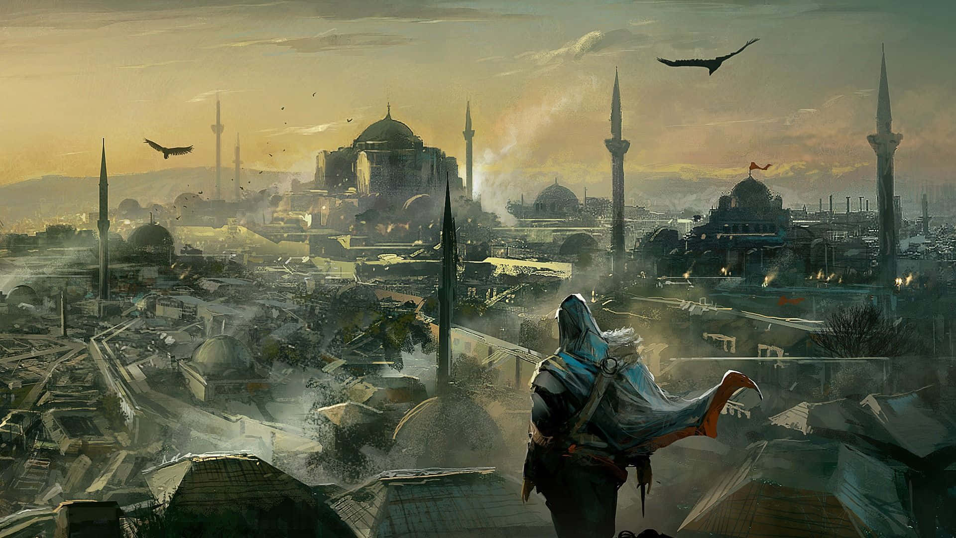 Assassin's Creed Revelations - Ezio Standing Tall Wallpaper