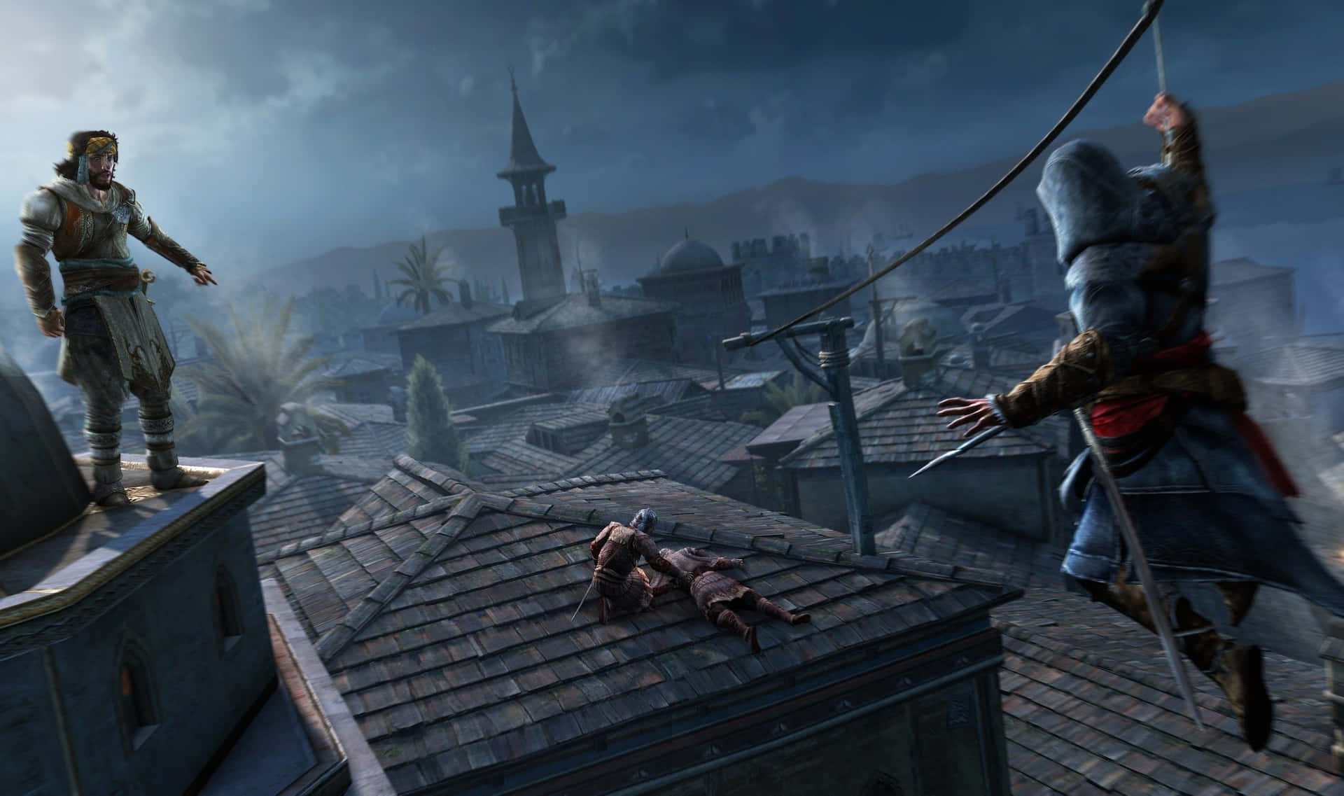 Assassin'screed Revelations - Altair Y Ezio En Estambul Fondo de pantalla