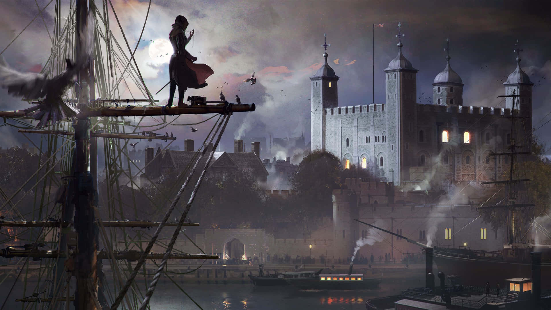Assassin's Creed Syndicate Gameplay Action Wallpaper