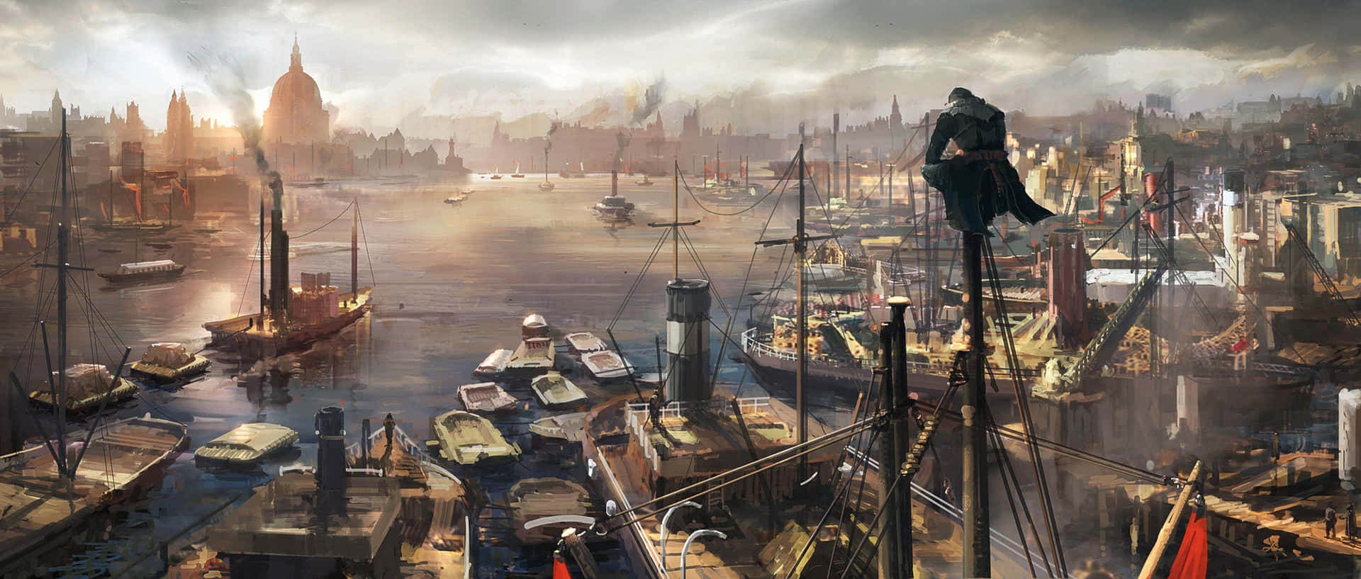 Intense Action in Assassin's Creed Syndicate Wallpaper