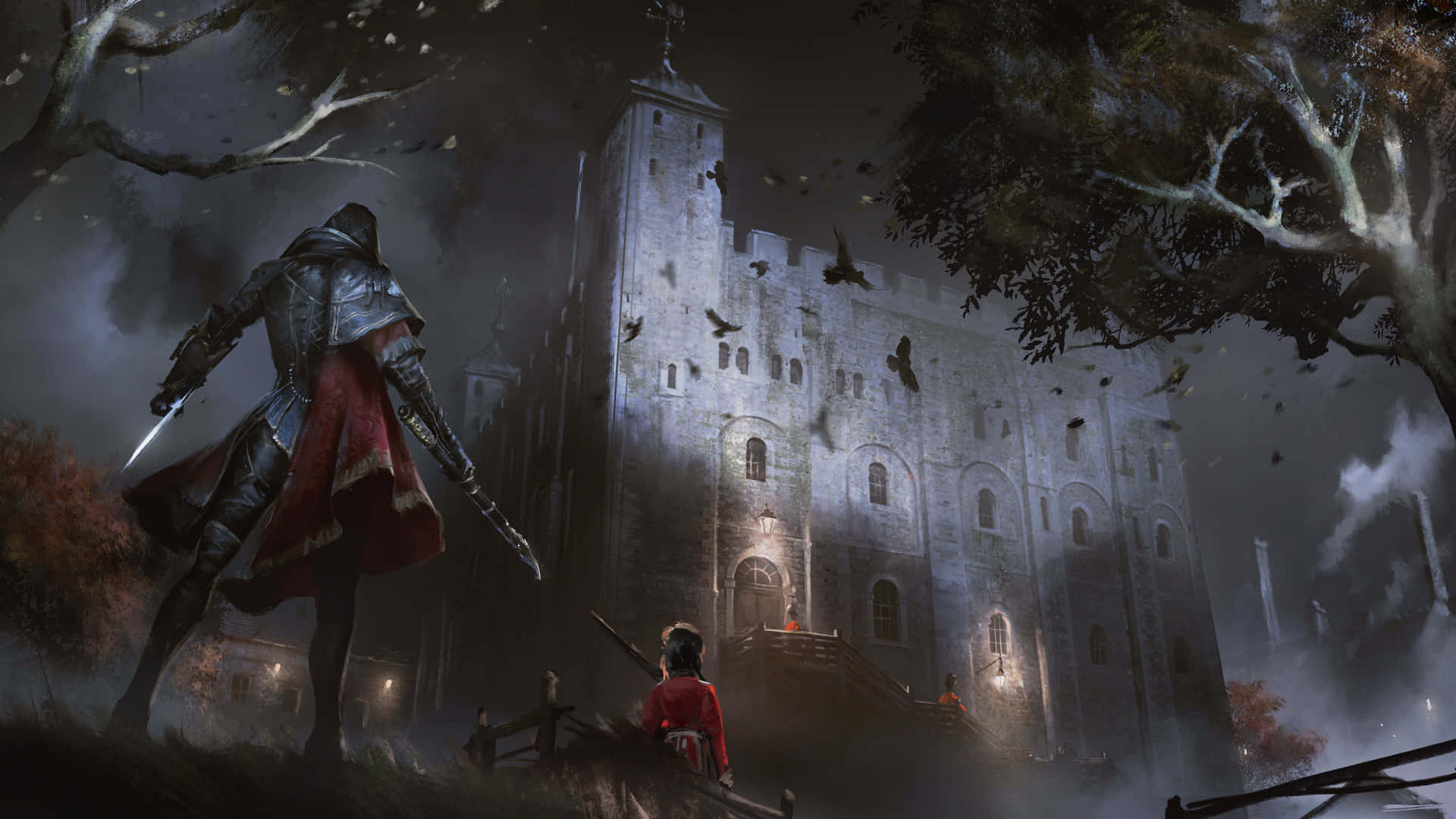 Assassin's Creed Syndicate Evie and Jacob Frye in action Wallpaper