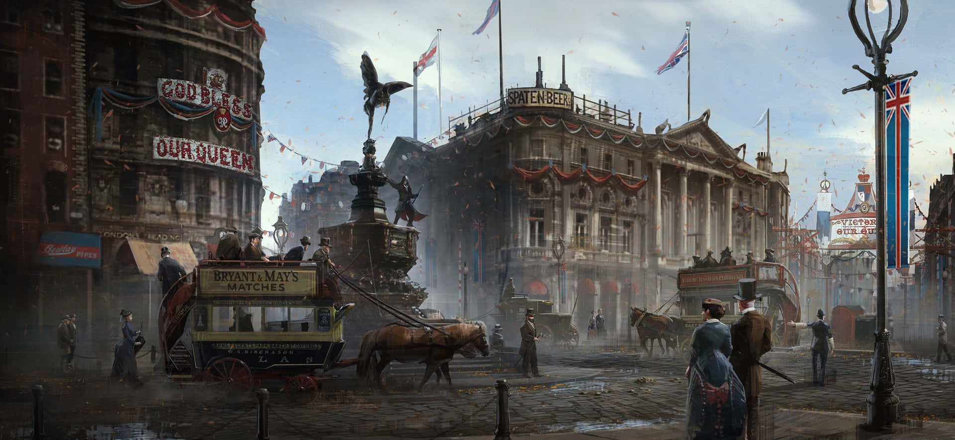 Eviey Jacob Frye En El Londres Victoriano: Assassin's Creed Syndicate Fondo de pantalla