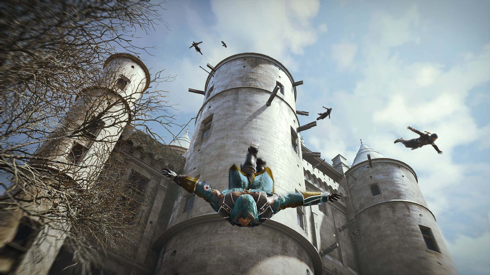 Assassin's Creed Unity Hero Arno Dorian on Rooftops Wallpaper