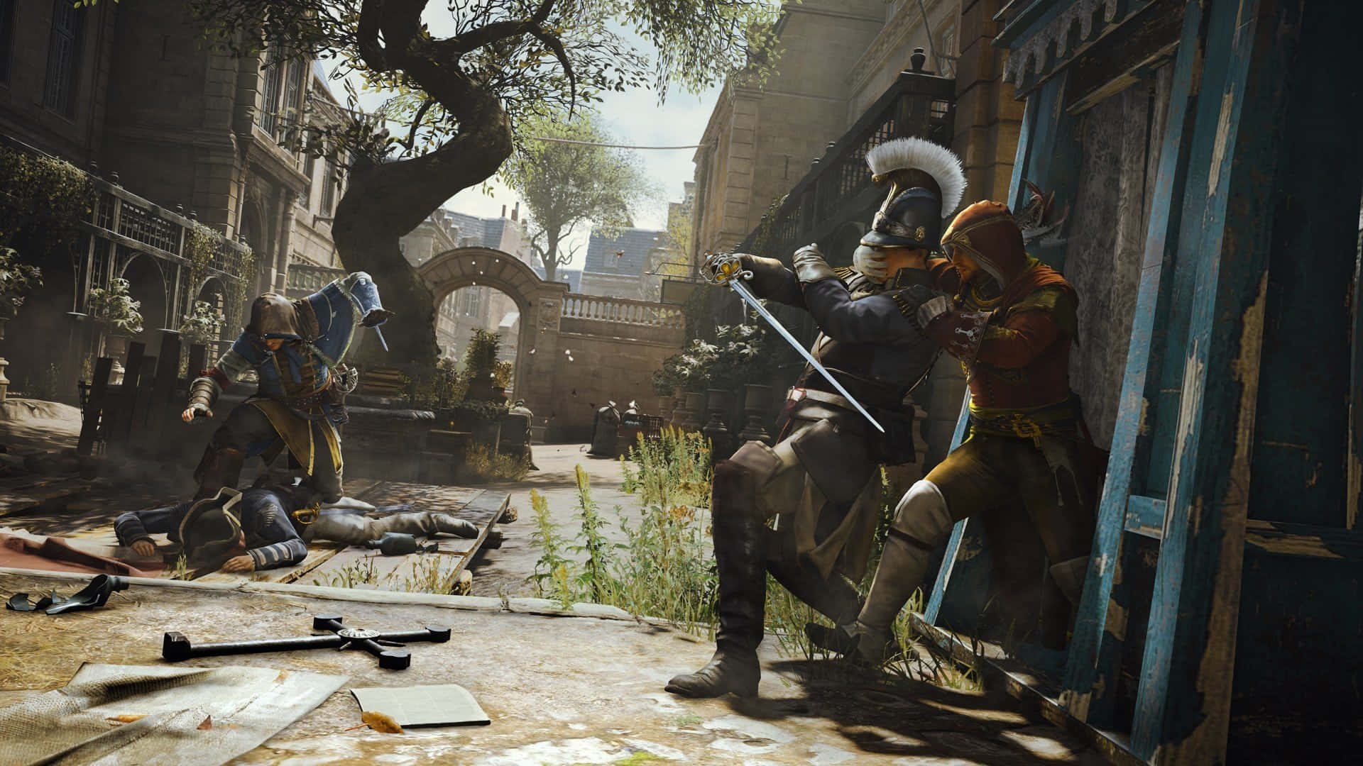 Assassin's Creed Unity: Epic Action in Paris Wallpaper
