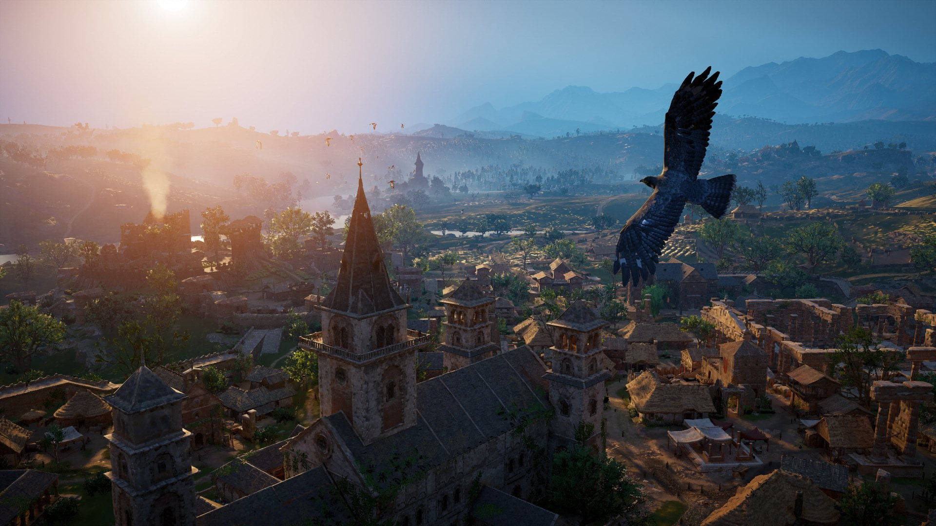 Assassin's Creed Valhalla Town Wallpaper