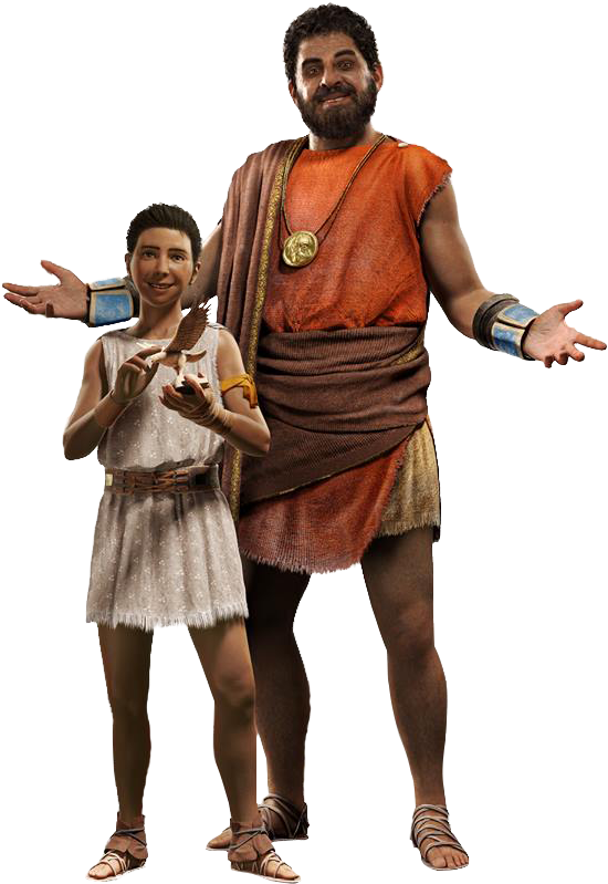 Assassins Creed Ancient Greece Characters PNG