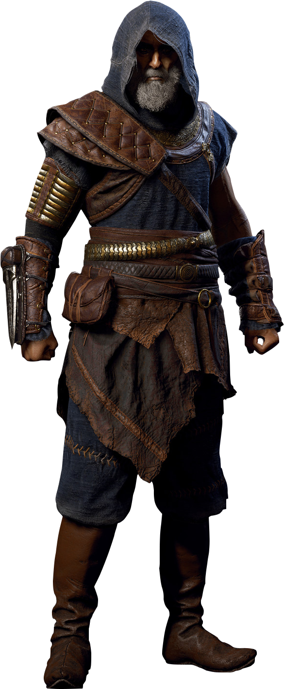 Assassins Creed Character Render PNG