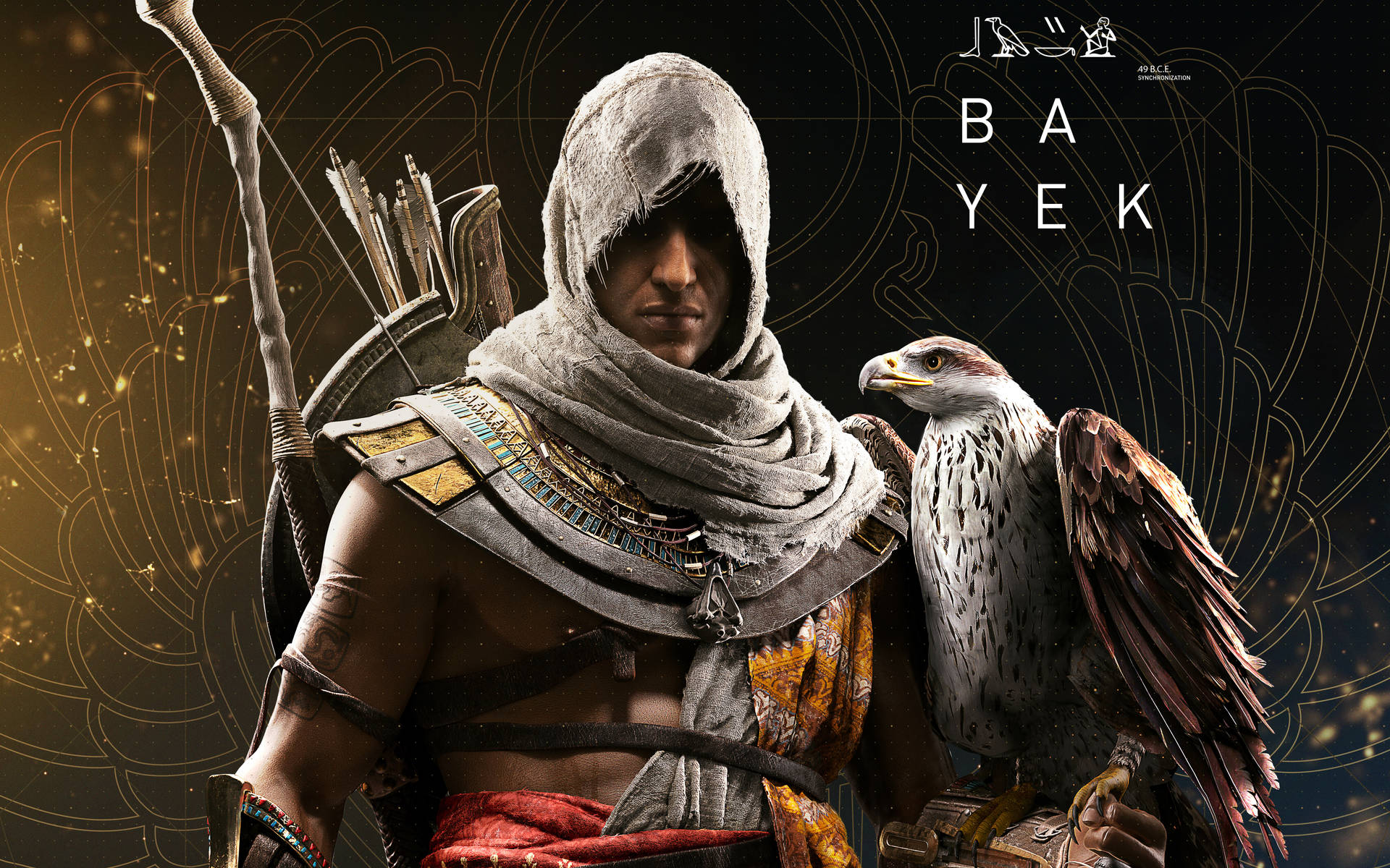 Assassins Creed Origins Bayek Poster Wallpaper
