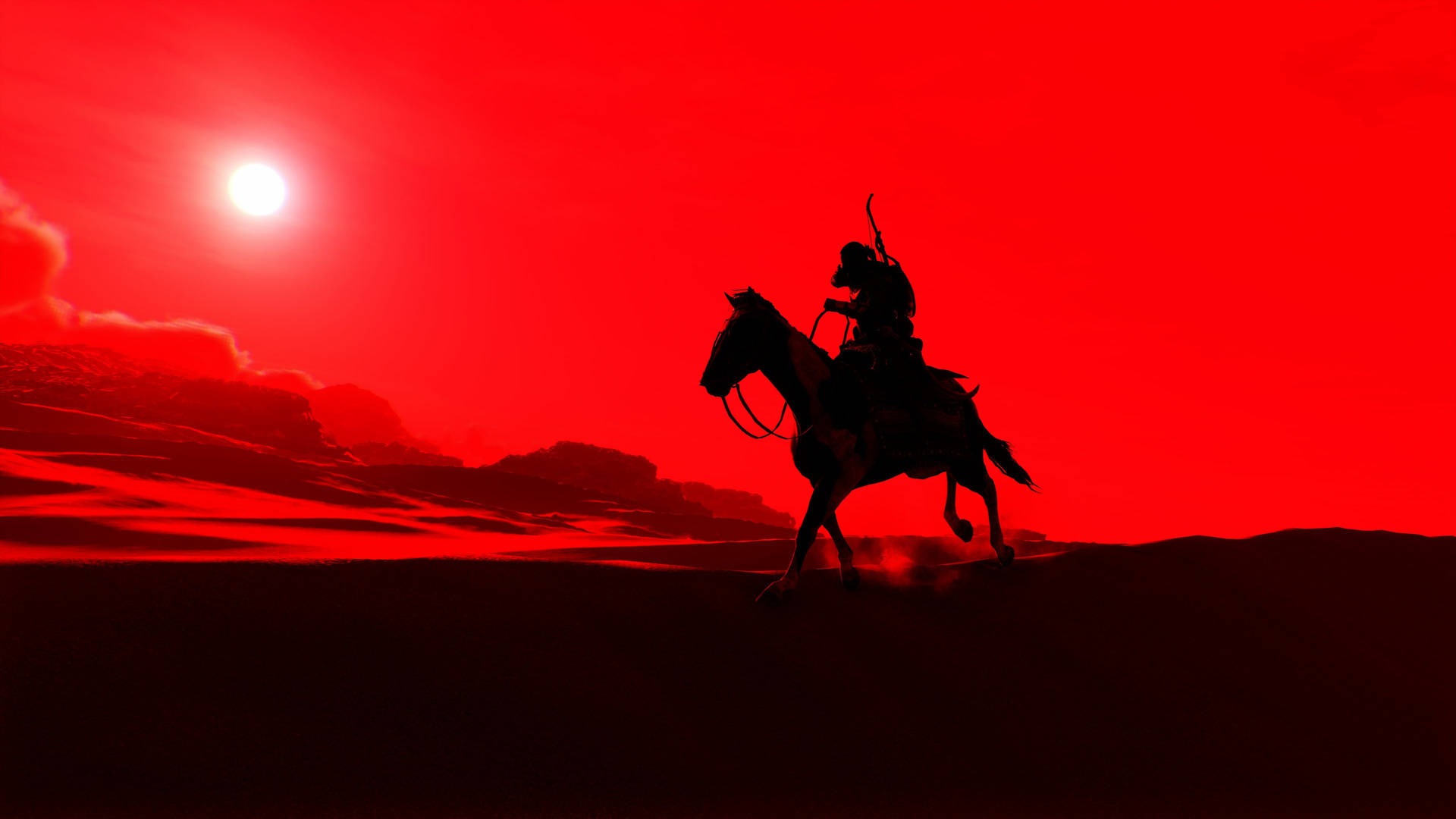 Assassins Creed Origins Bayek Riding Horse Wallpaper