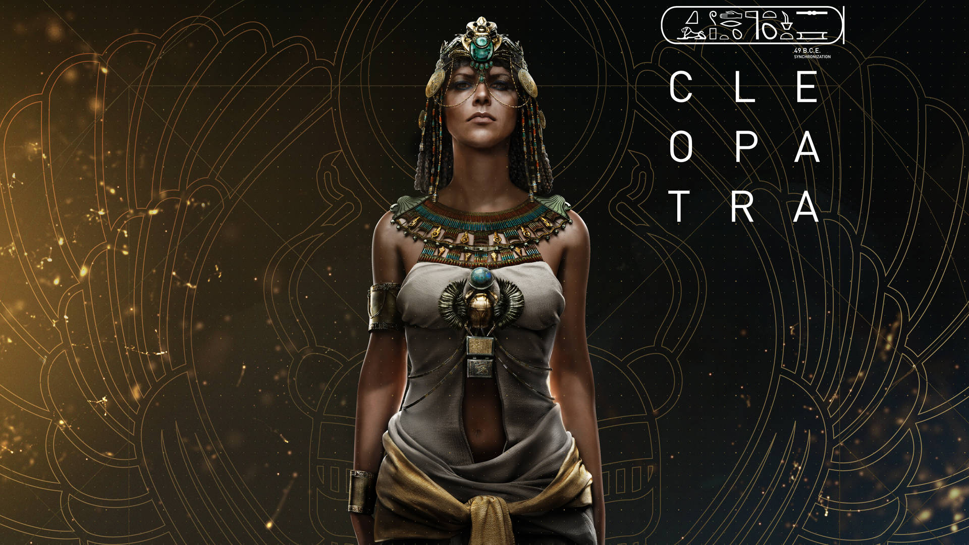 Assassiner Creed Origins Cleopatra Tapeter Wallpaper