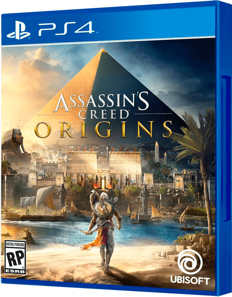 Assassins Creed Origins P S4 Cover Art PNG