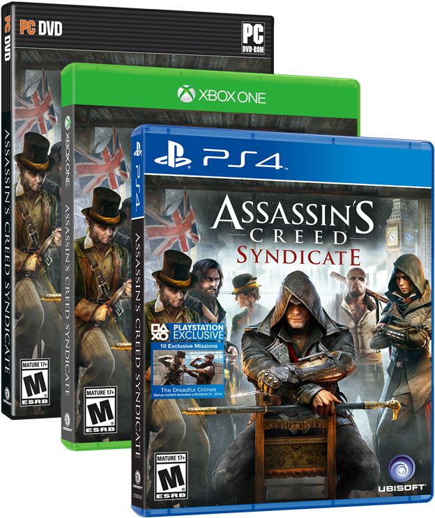Assassins Creed Syndicate Game Covers PNG