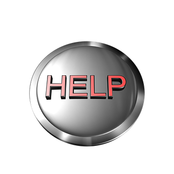 Assistance Button Graphic PNG
