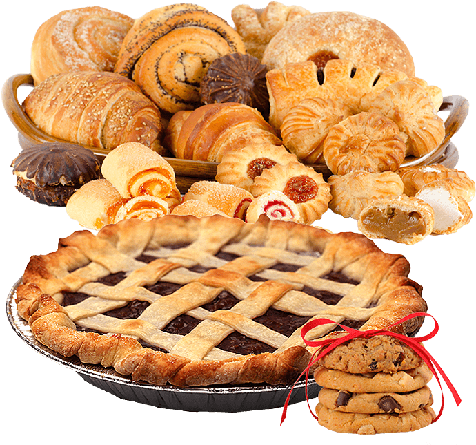 Assorted Bakery Items Collection PNG