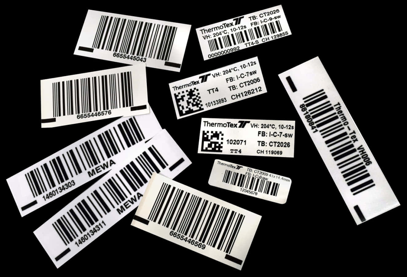 Assorted Barcodes Blackand White PNG