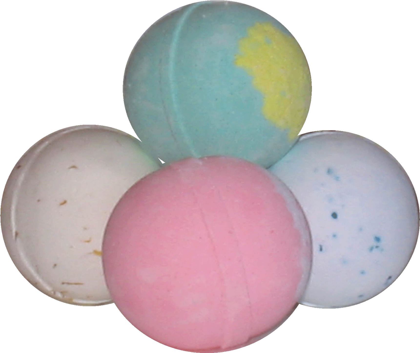 Assorted Bath Bombs Collection PNG
