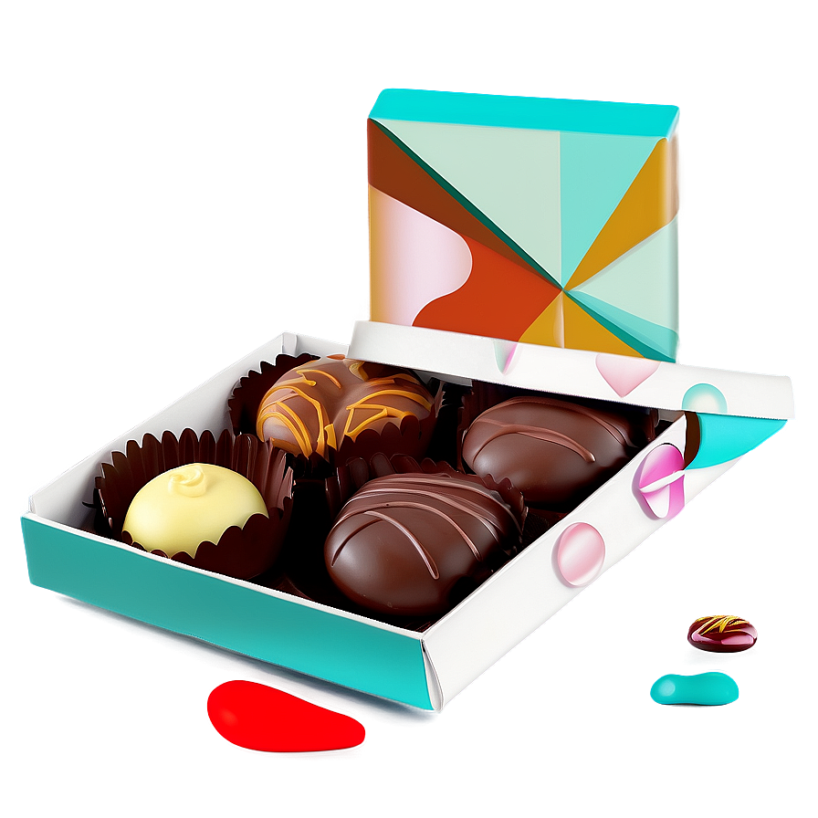 Assorted Box Of Chocolates Png Pgy27 PNG