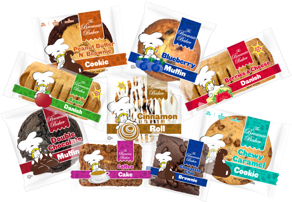 Assorted Brownie Baker Products PNG
