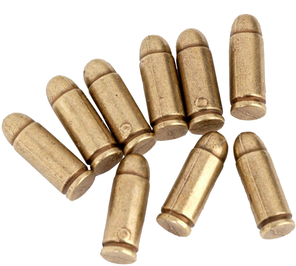 Assorted Bullets Transparent Background PNG