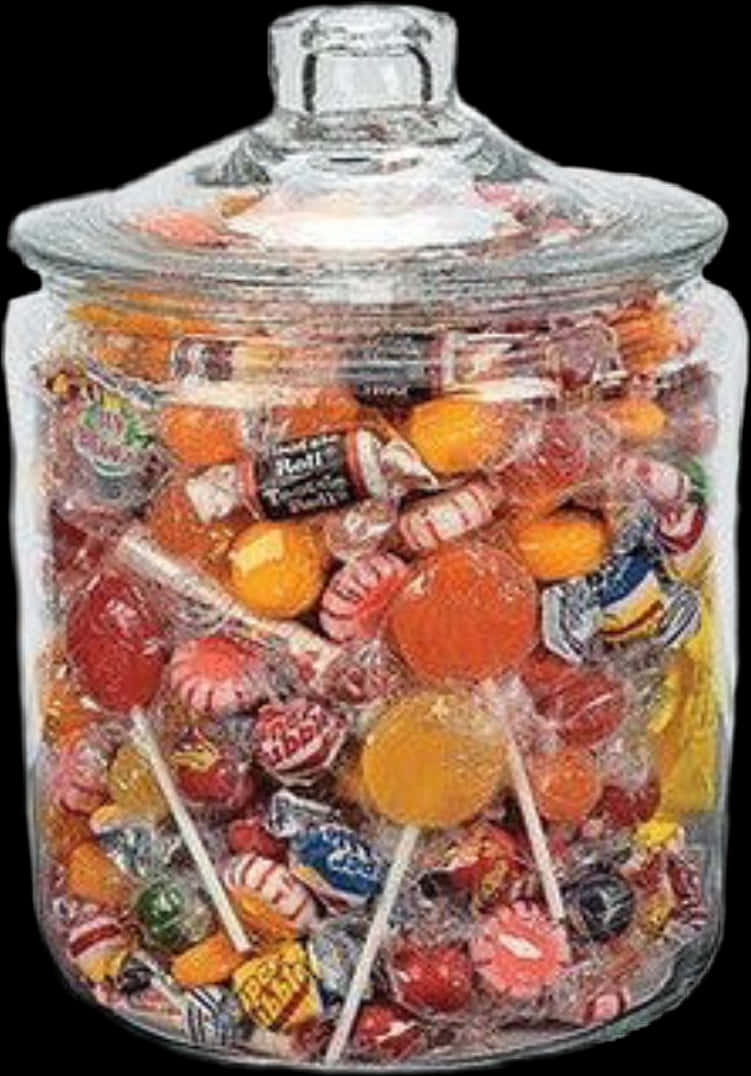 Assorted Candy Jar PNG