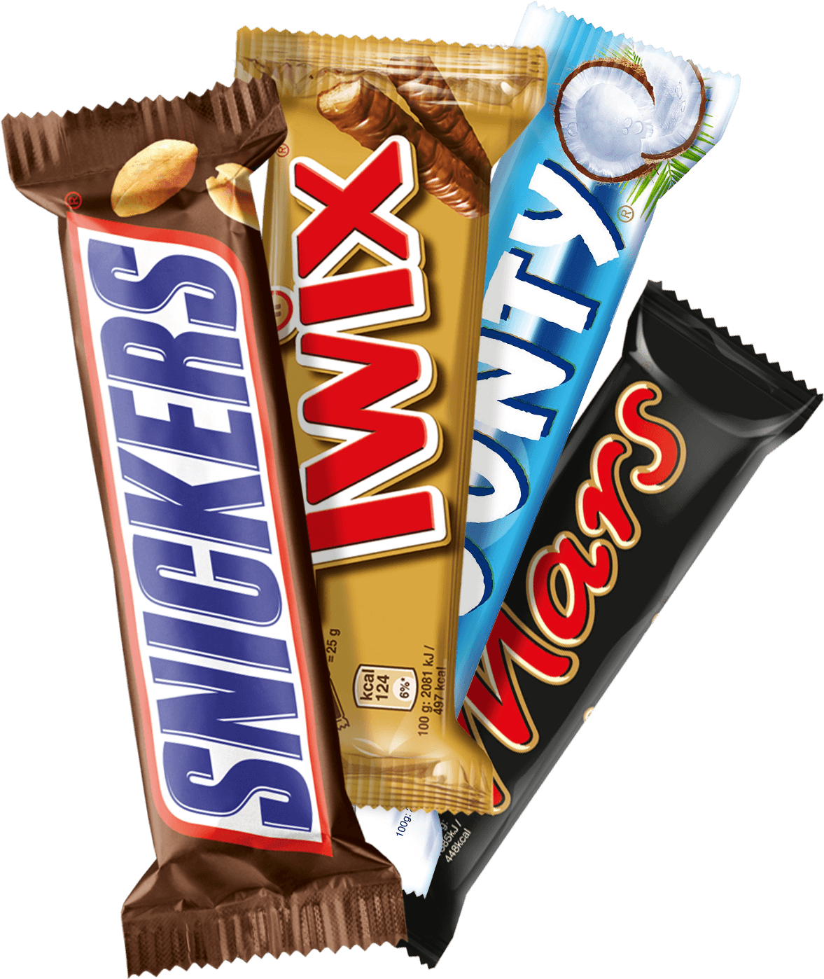 Assorted Chocolate Bars Collection PNG