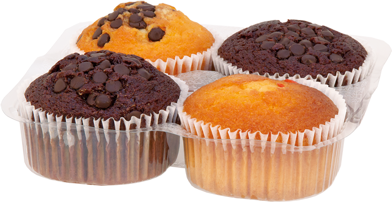 Assorted Chocolate Chip Muffins PNG
