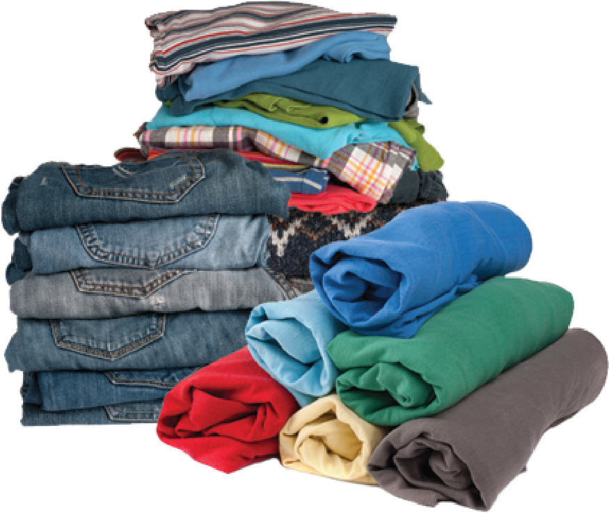 Assorted Clothing Piles PNG