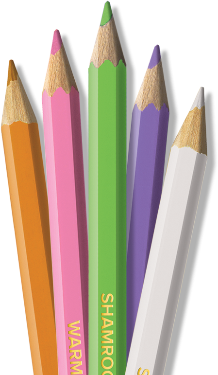 Assorted Colored Pencils PNG