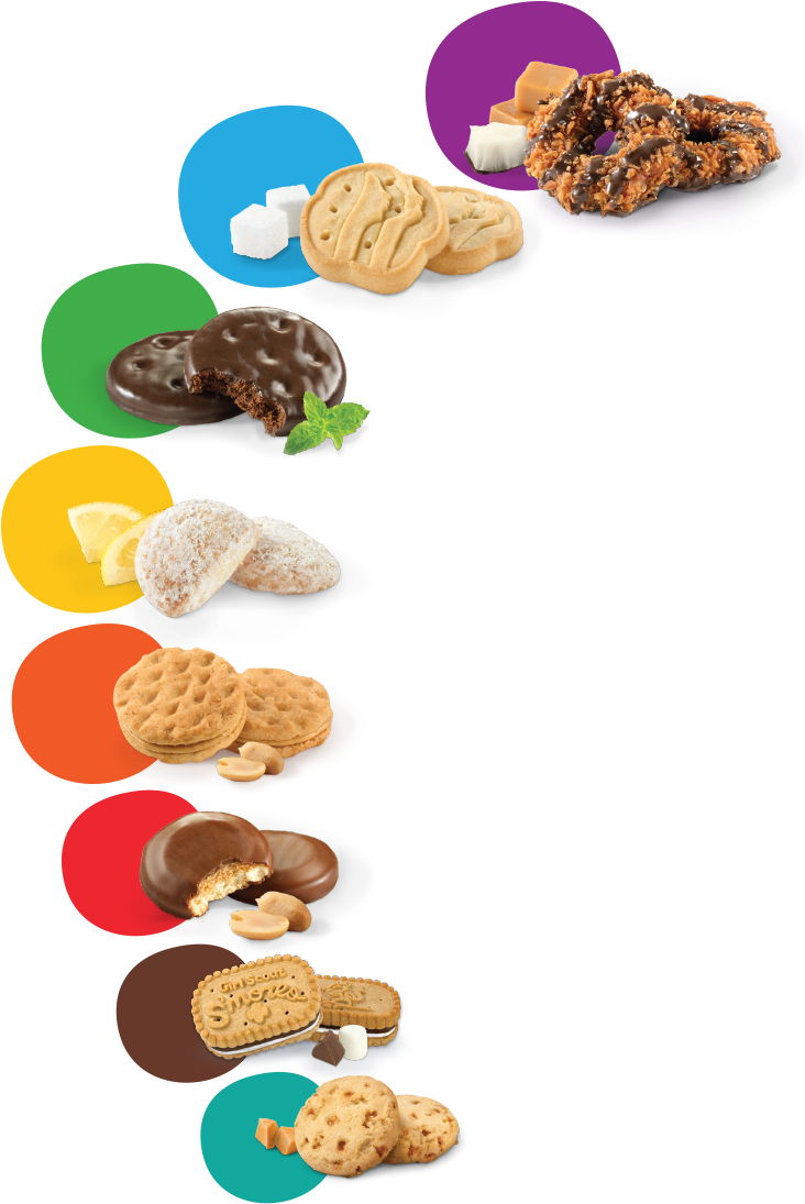 Assorted Cookies Variety PNG