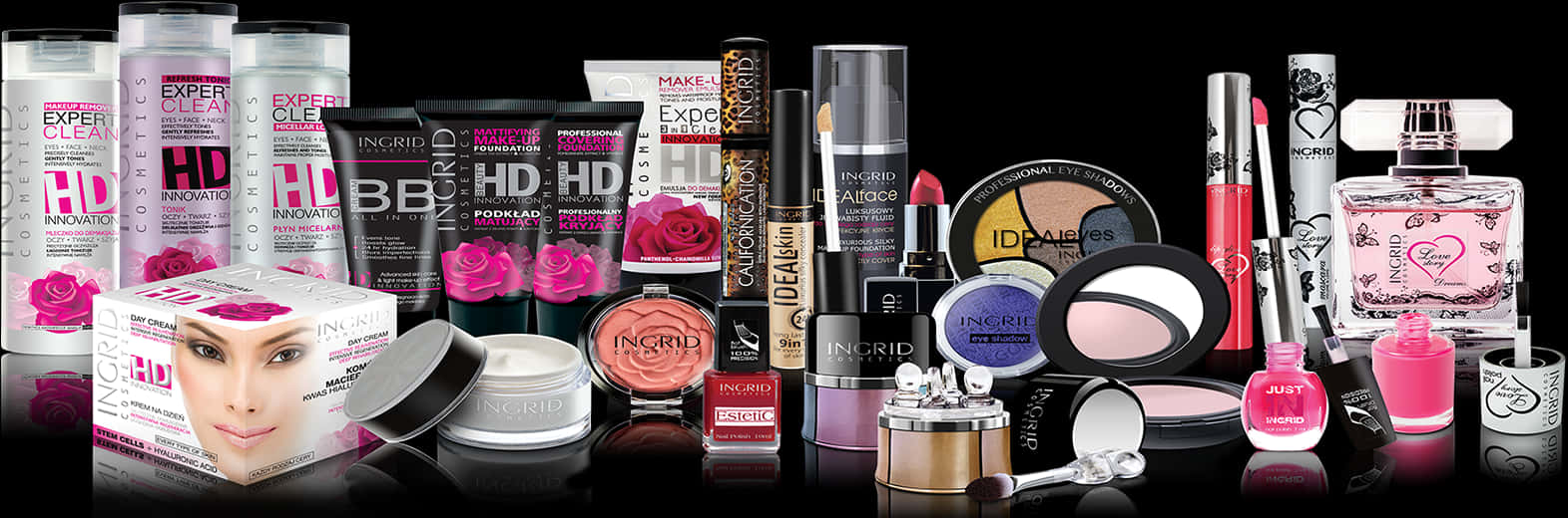 Assorted Cosmetics Collection PNG