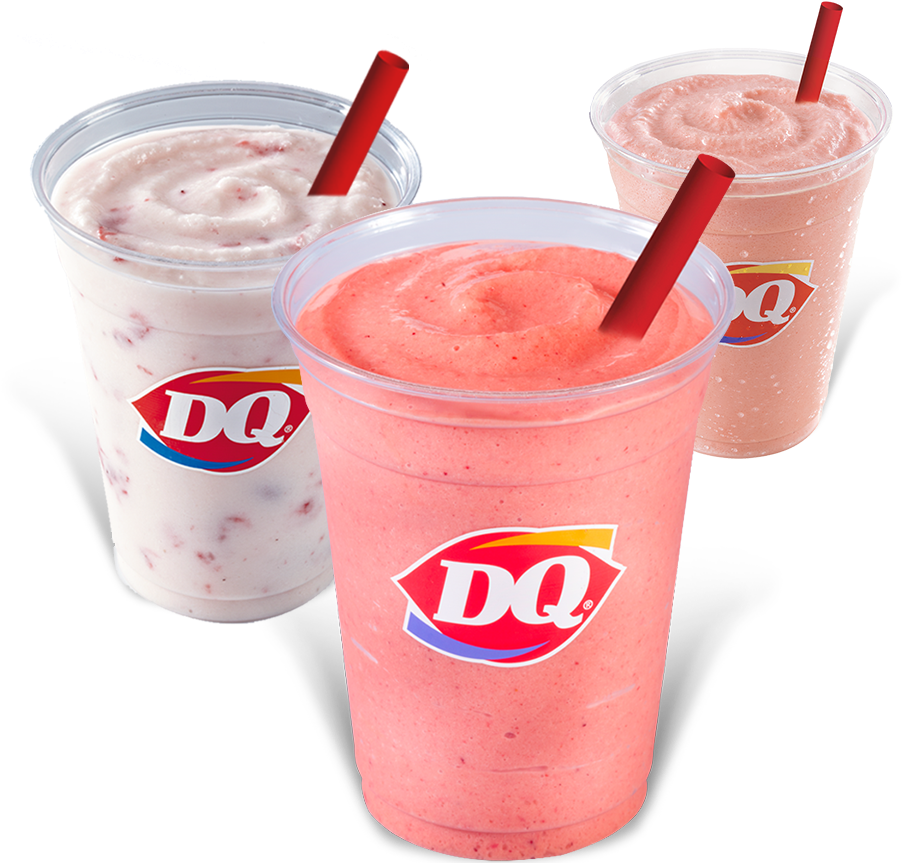 Assorted D Q Smoothies PNG