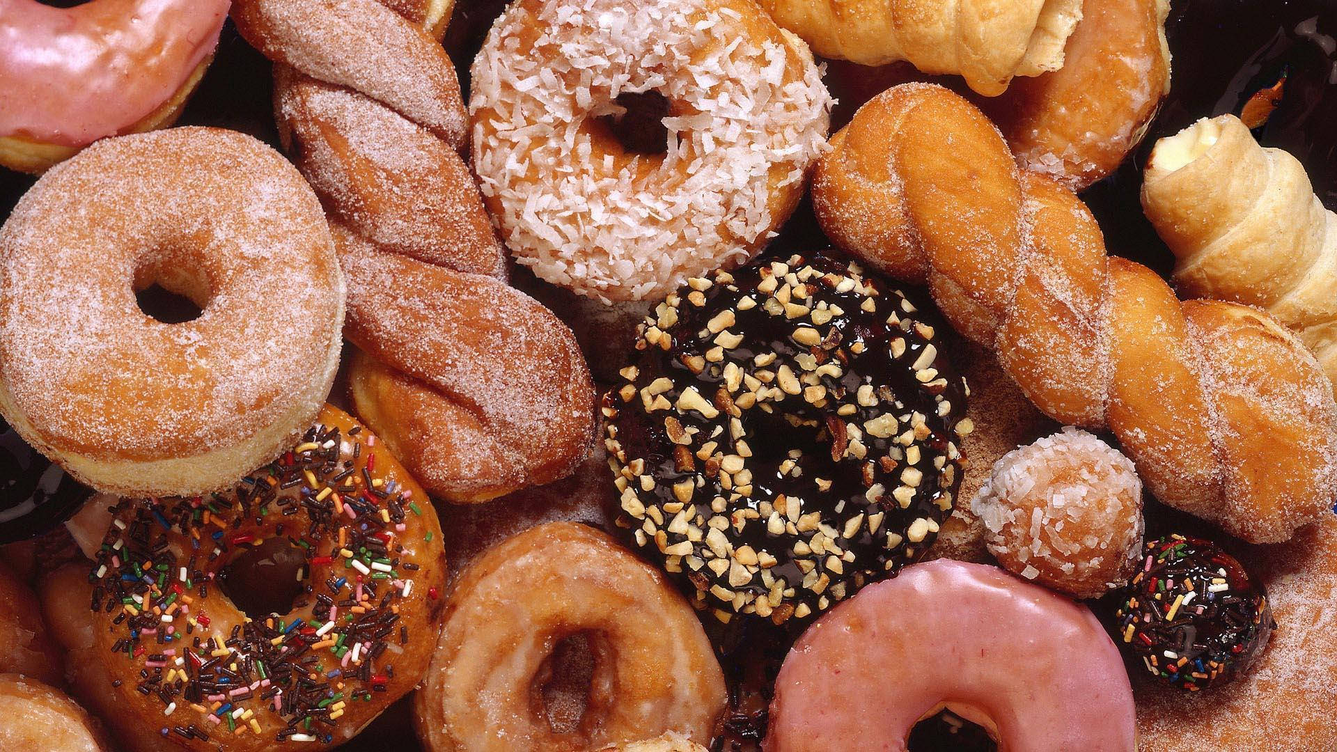 Assorted Delectable Donuts Wallpaper