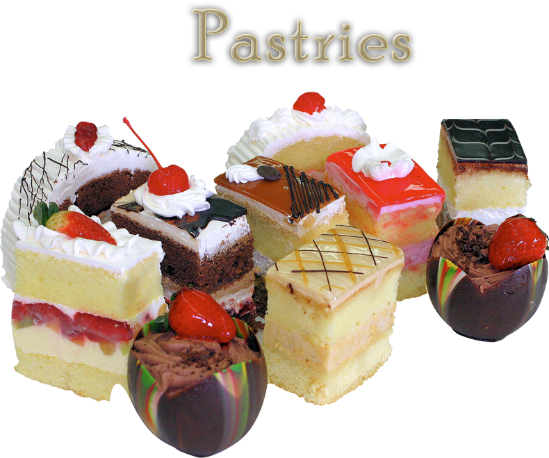 Assorted Delicious Pastries PNG