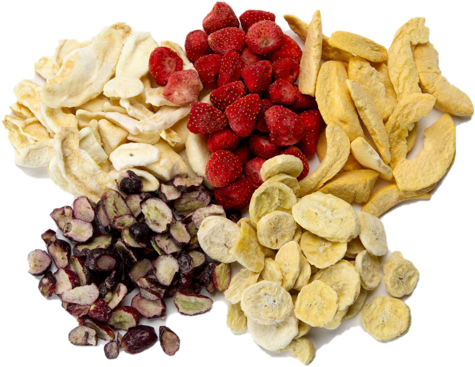 Assorted Dried Fruit Selection PNG