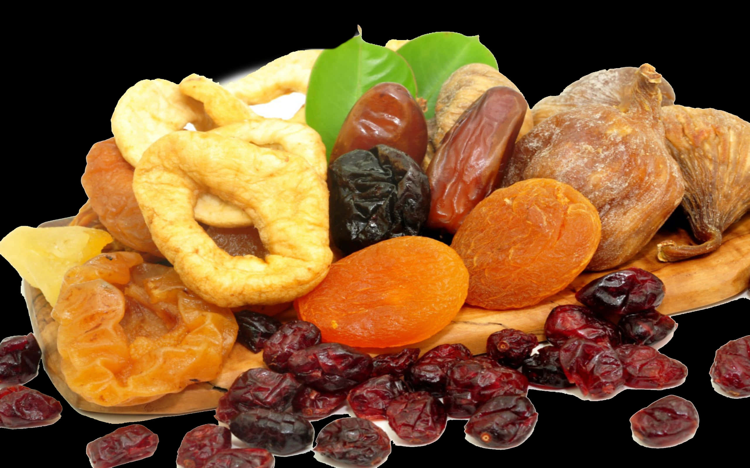 Assorted Dried Fruits Selection PNG