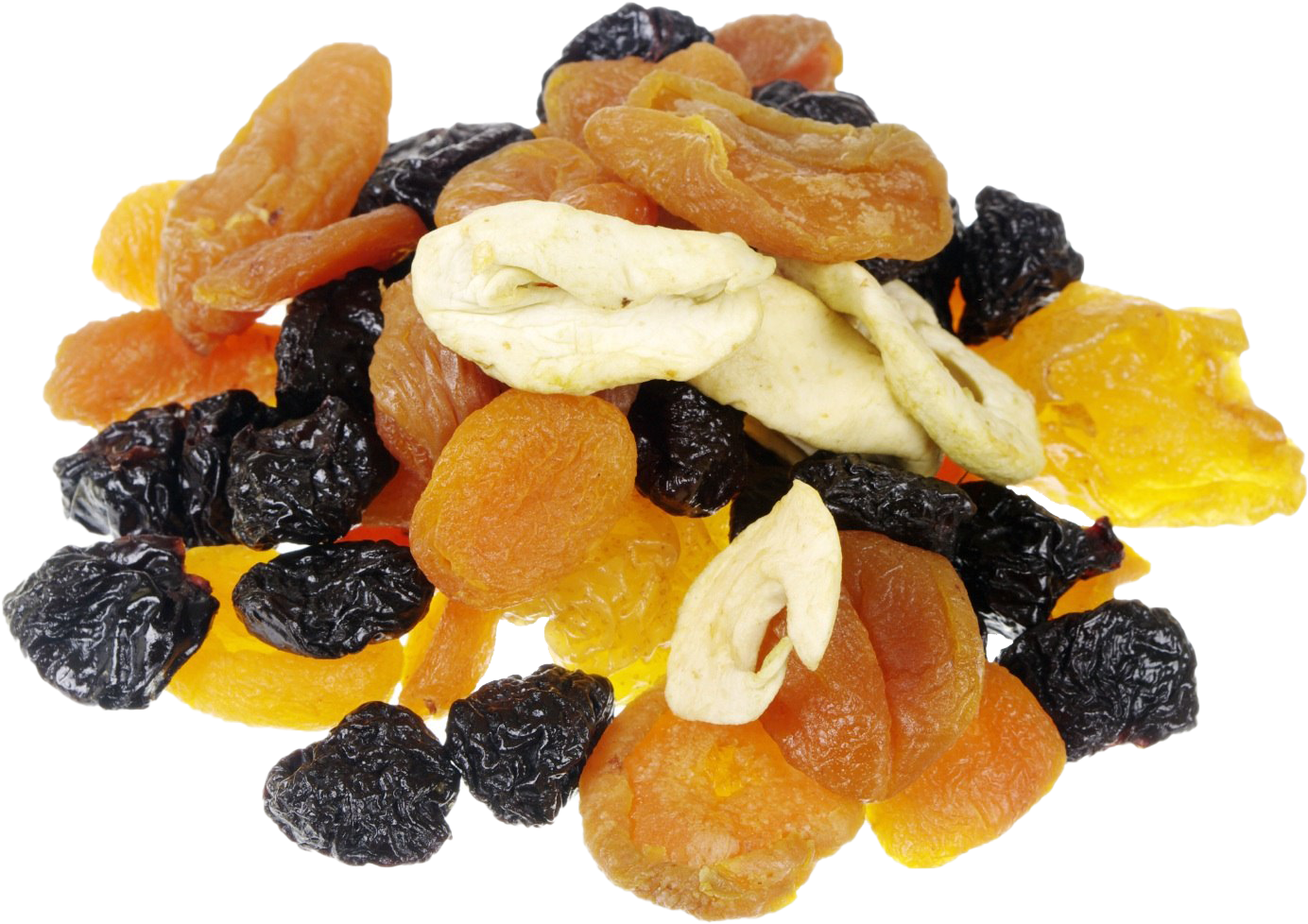 Assorted Dried Fruits Transparent Background PNG